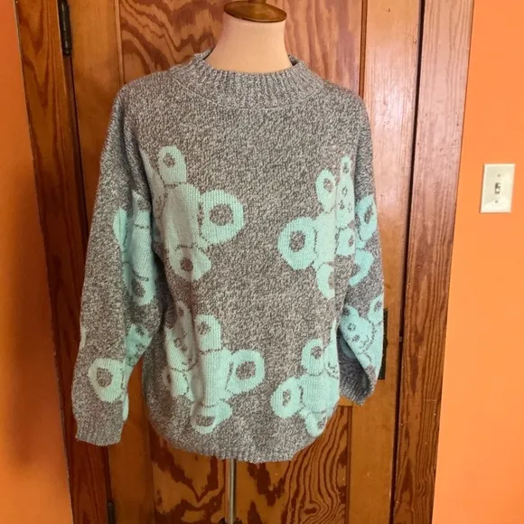 Vintage 80s Teddy Bears Sweater