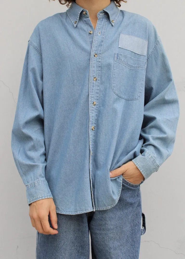 Vintage Denim Chambray Shirt
