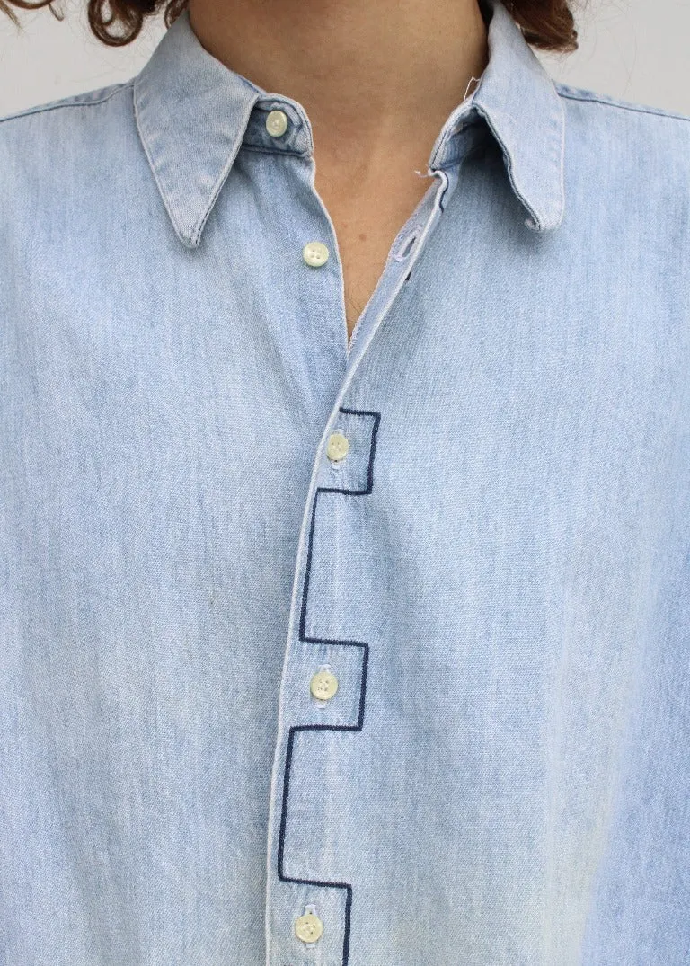 Vintage Denim Chambray Shirt