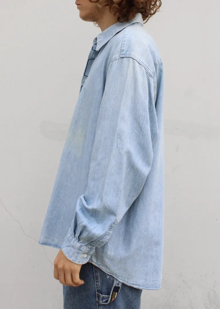 Vintage Denim Chambray Shirt