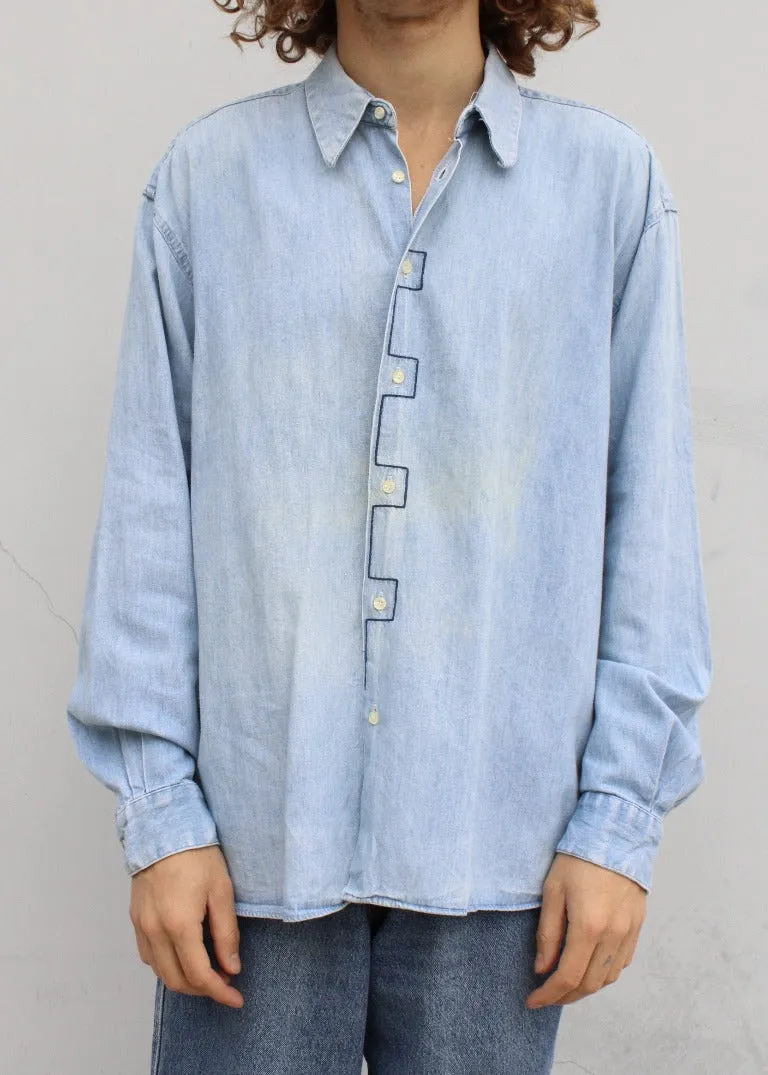 Vintage Denim Chambray Shirt