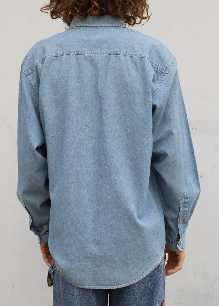Vintage Denim Chambray Shirt