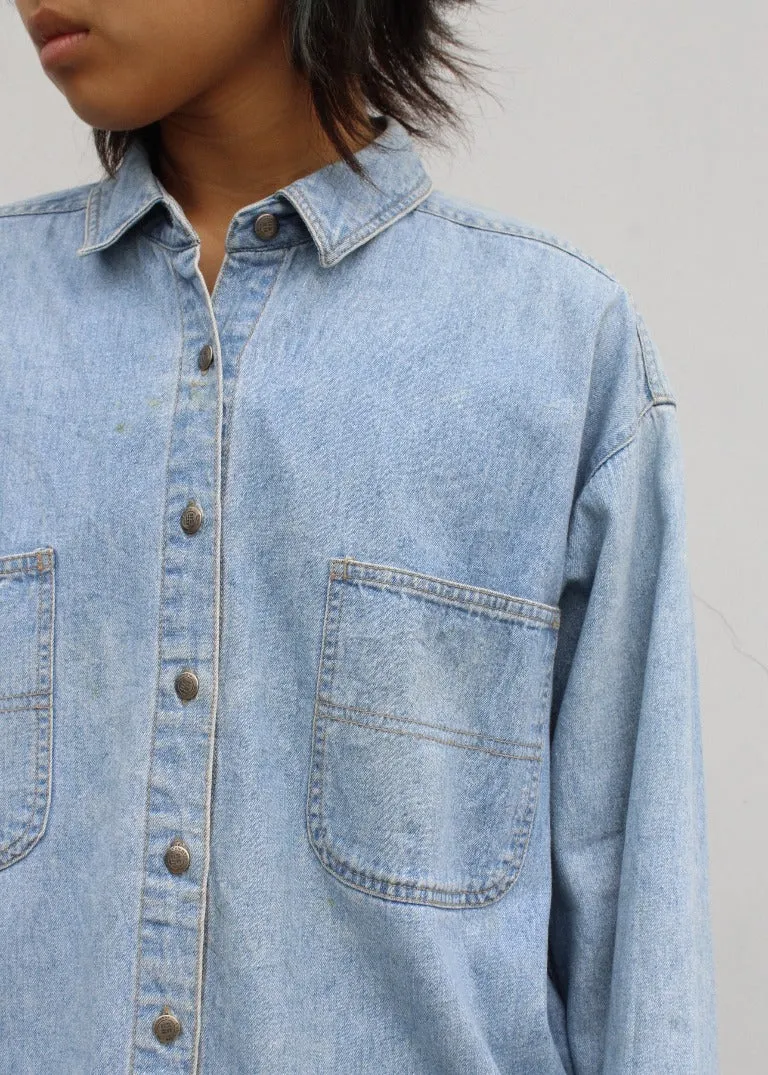 Vintage Denim Chambray Shirt