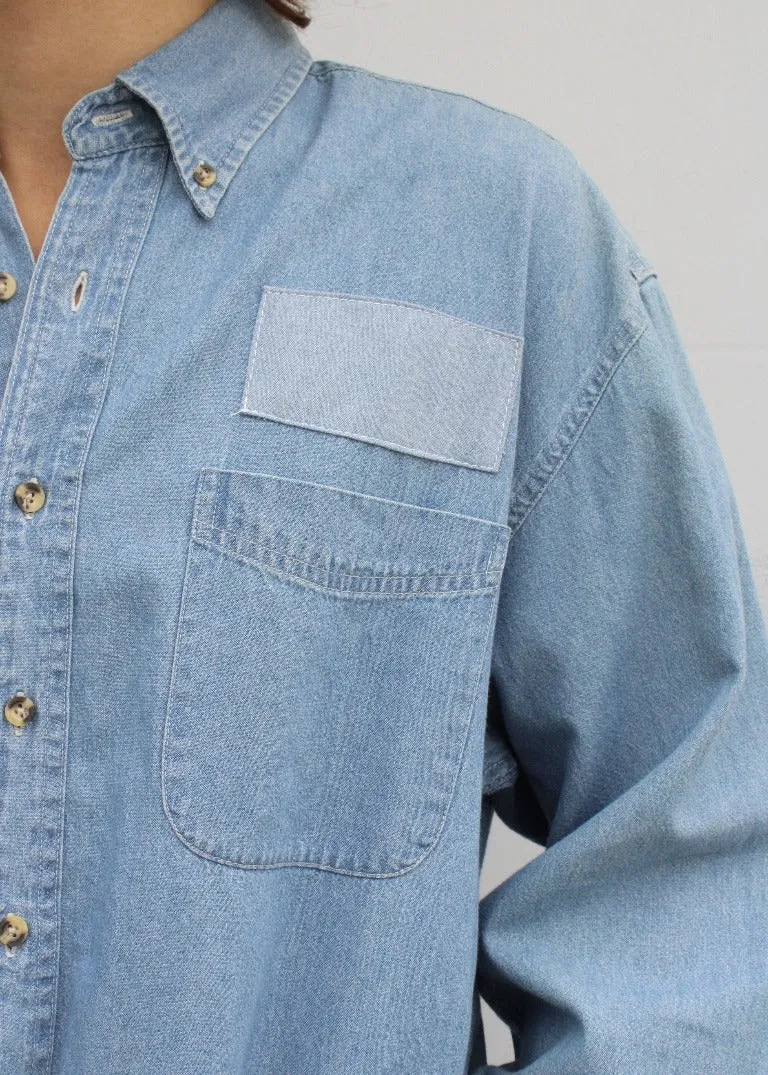 Vintage Denim Chambray Shirt