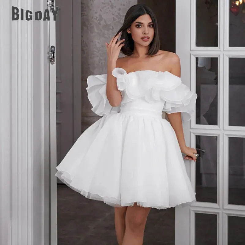Wedding Guest Dresses: Wedding Dresses for Women Bride A Line Wedding Gowns