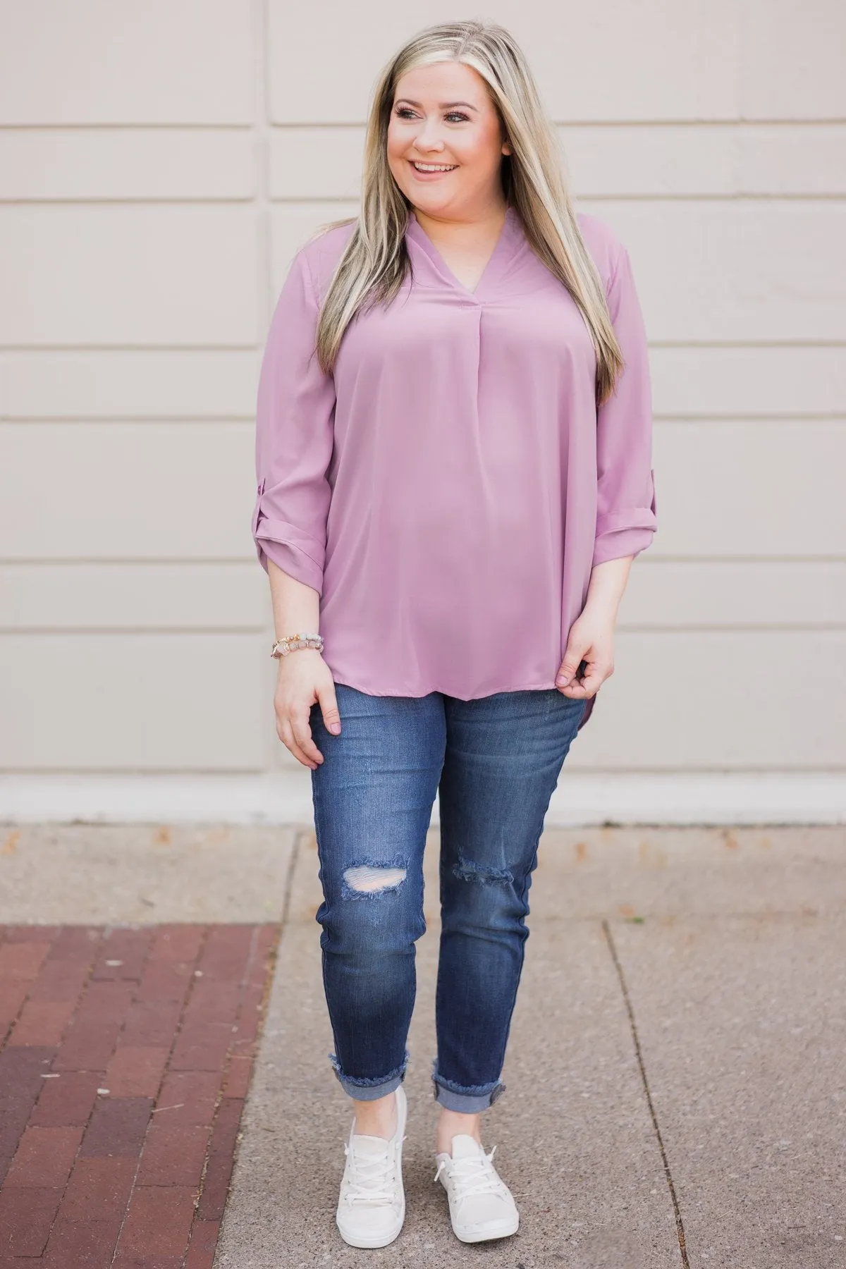 Welcome to the City Top- Lavender