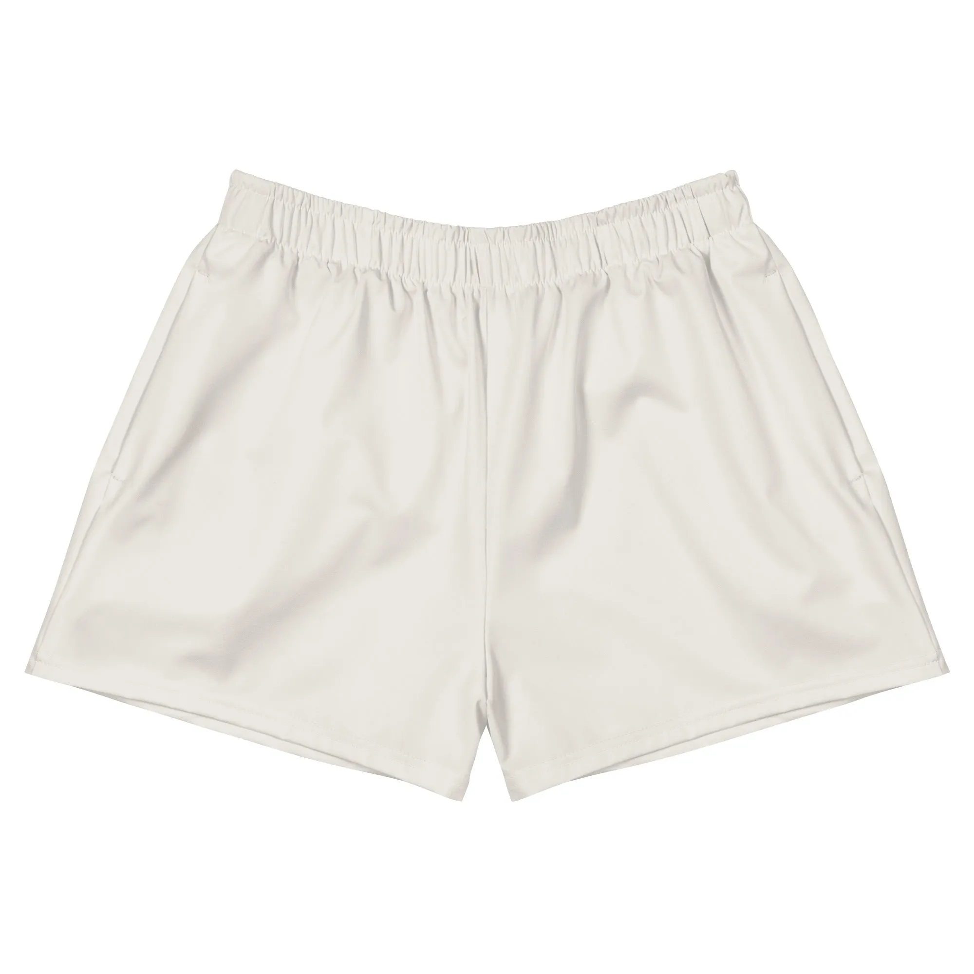 Whisper White Recycled Athletic Shorts