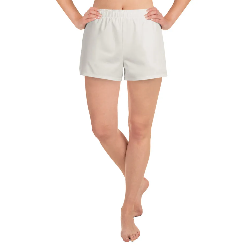 Whisper White Recycled Athletic Shorts