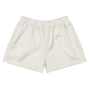 Whisper White Recycled Athletic Shorts