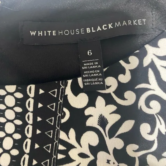 White House Black Market Dress Size 6 Preloved gently worn
