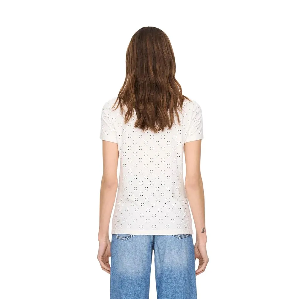 White Polyester Tops & T-Shirt
