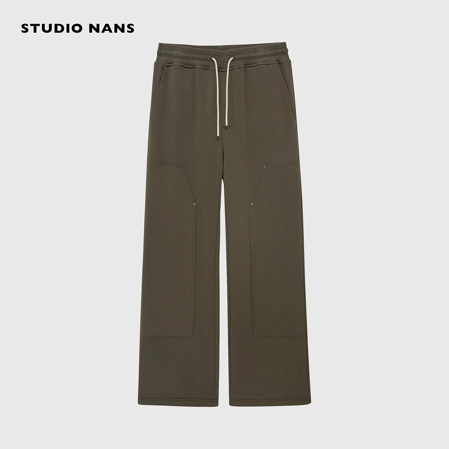 Wide-Leg Sports Trousers