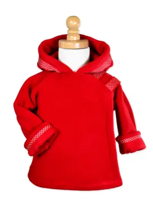 Widgeon: Girls Dot Ribbon Hooded Warmplus Fleece Jacket