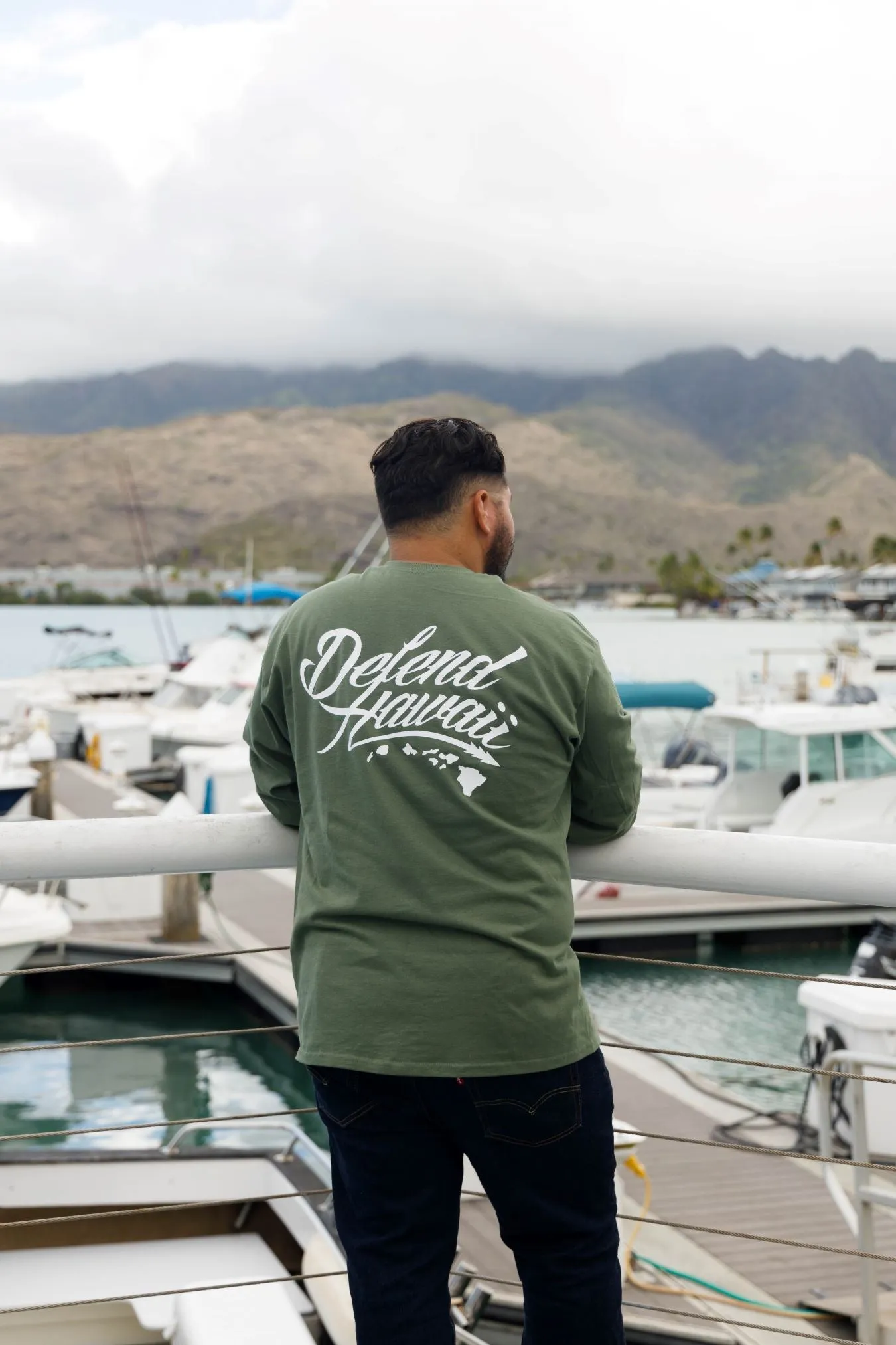 WILDSTYLE 'ELUA Military Green Longsleeve