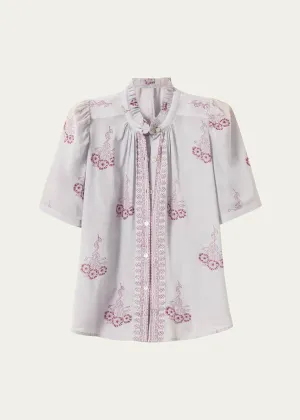 Winn Pansy Sky Shirt