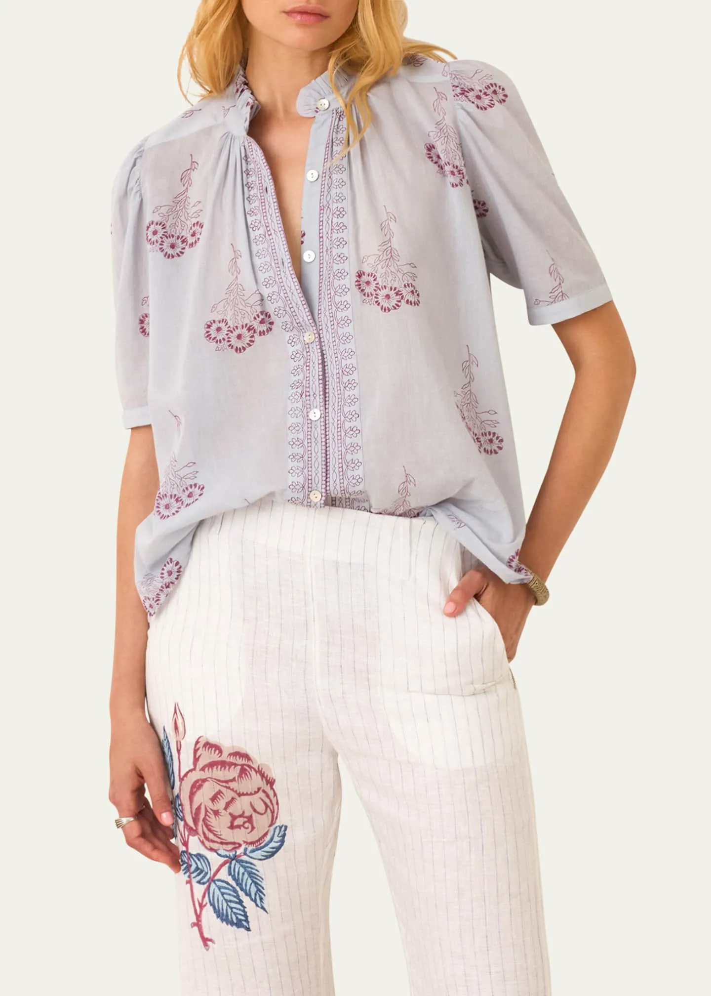 Winn Pansy Sky Shirt