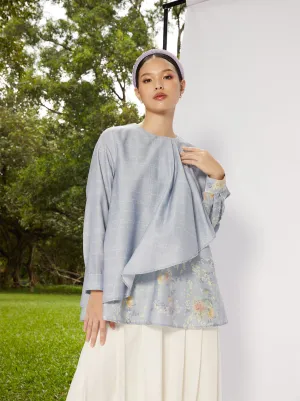 WINONA LAYERED TOP STEEL BLUE