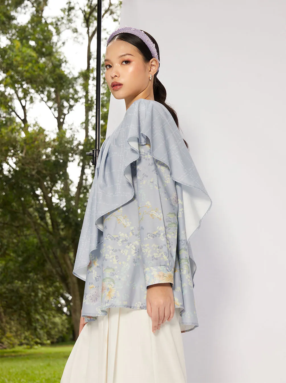 WINONA LAYERED TOP STEEL BLUE