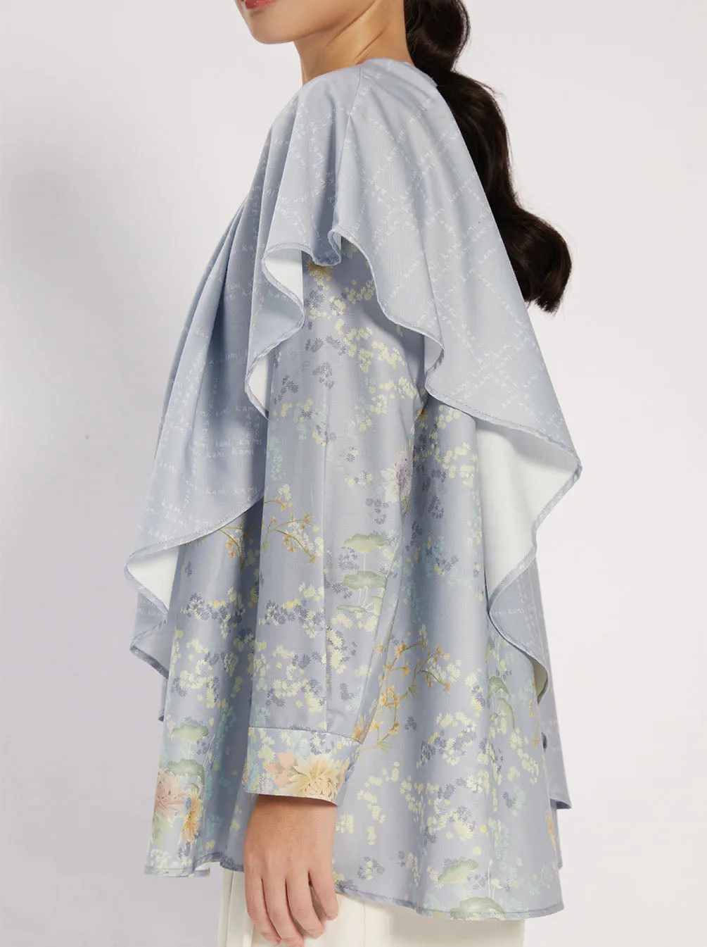 WINONA LAYERED TOP STEEL BLUE