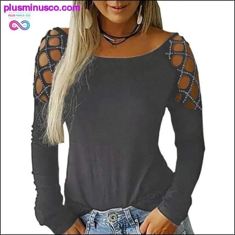 Winter Women Long Sleeve T-Shirt Women Korean Style Hollow