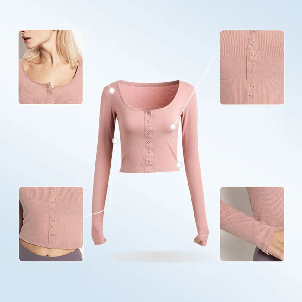 Woman Knit Cropped Tops T-shirts