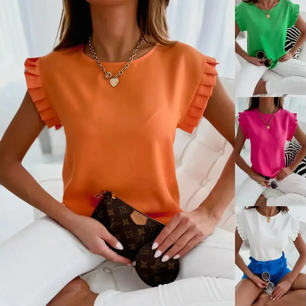 Women Blouse Casual Shirt Designs For Women Latest New Model Crop Tops Shirts Blouses For Girls
