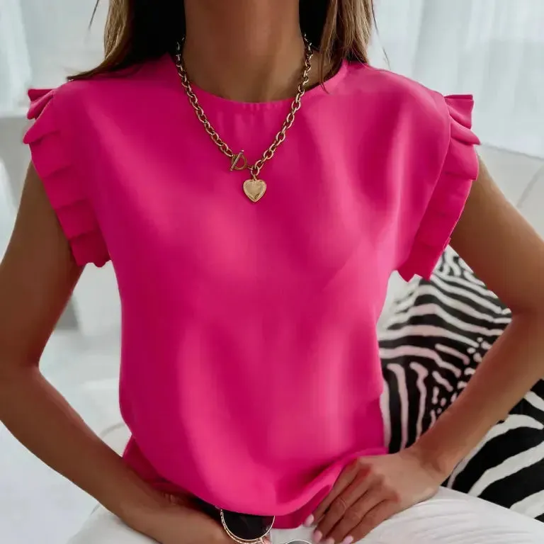Women Blouse Casual Shirt Designs For Women Latest New Model Crop Tops Shirts Blouses For Girls