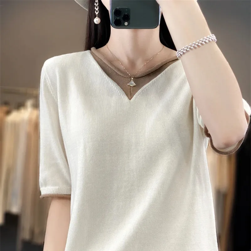 Women's Cotton Sweater Tee