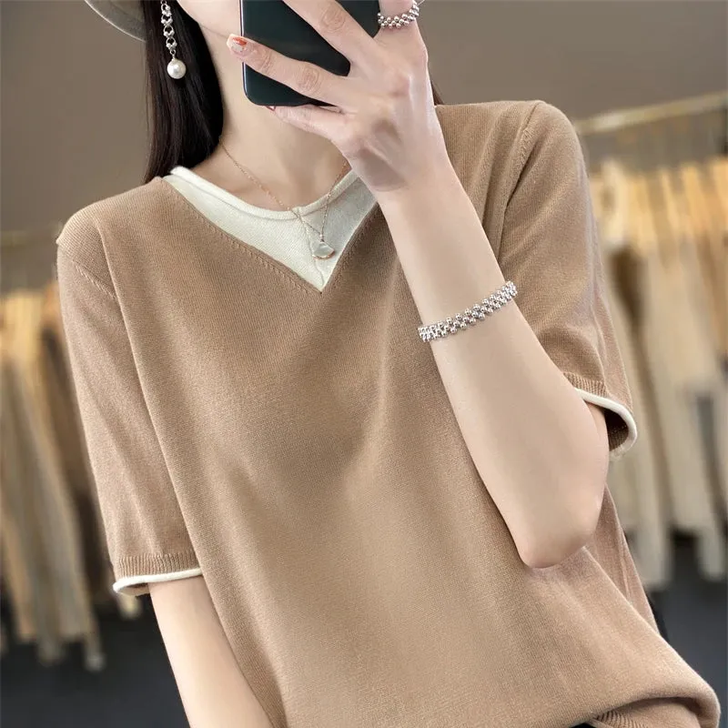 Women's Cotton Sweater Tee