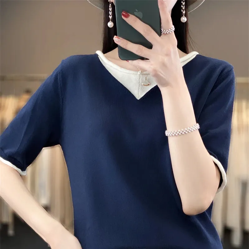 Women's Cotton Sweater Tee
