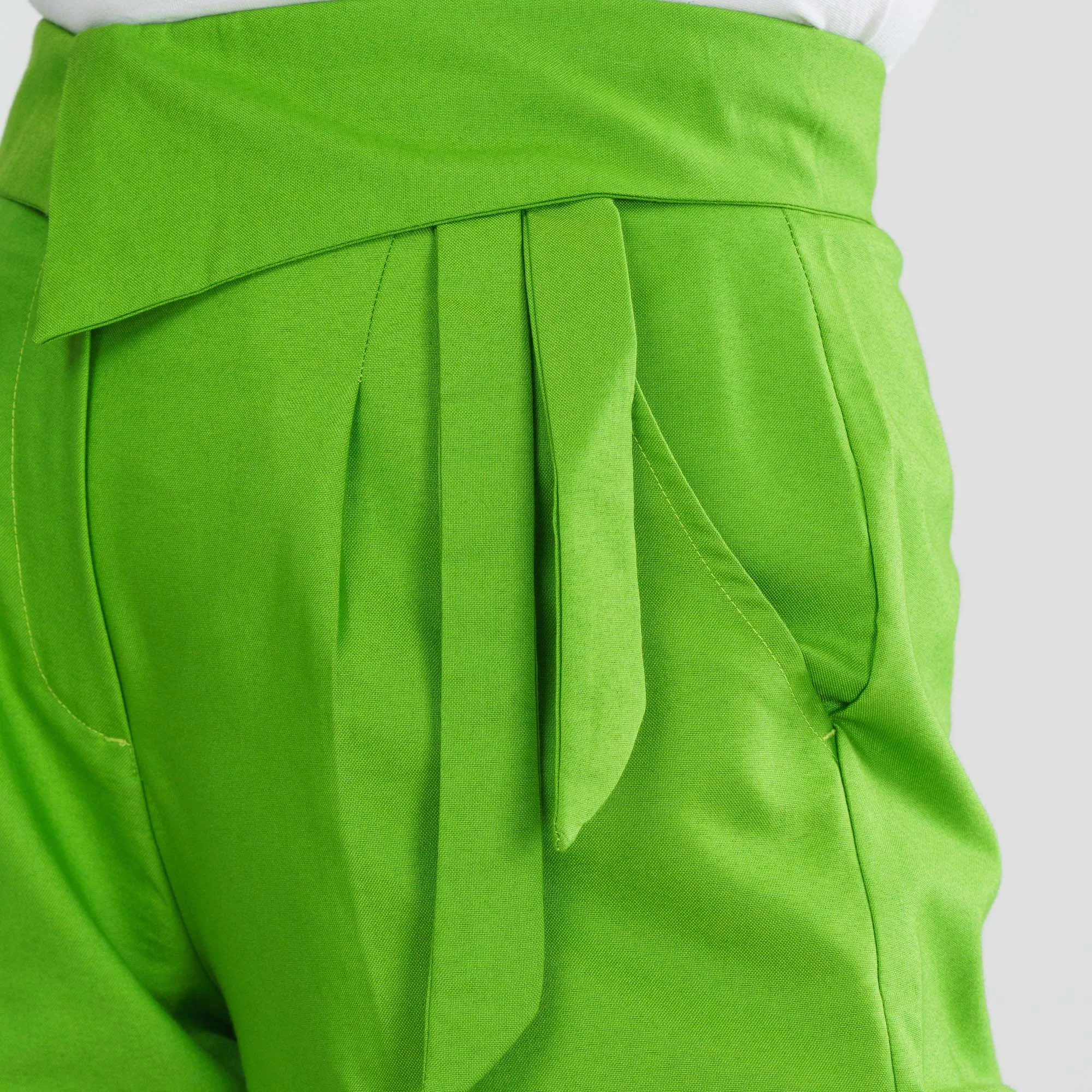 Womens  Parrot Green Workwear Bottom