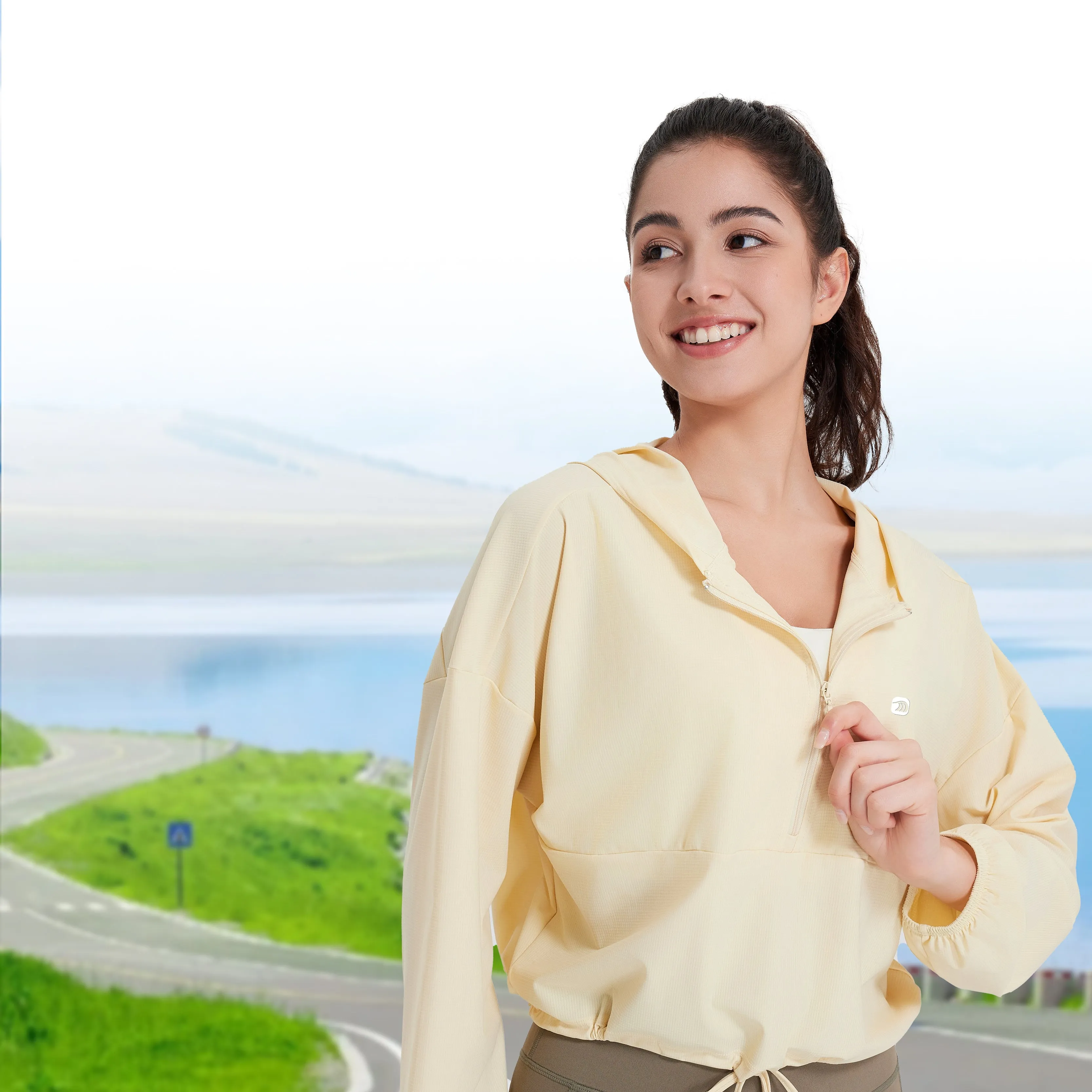 Women's Sun Protection Hooded Sports Jacket
