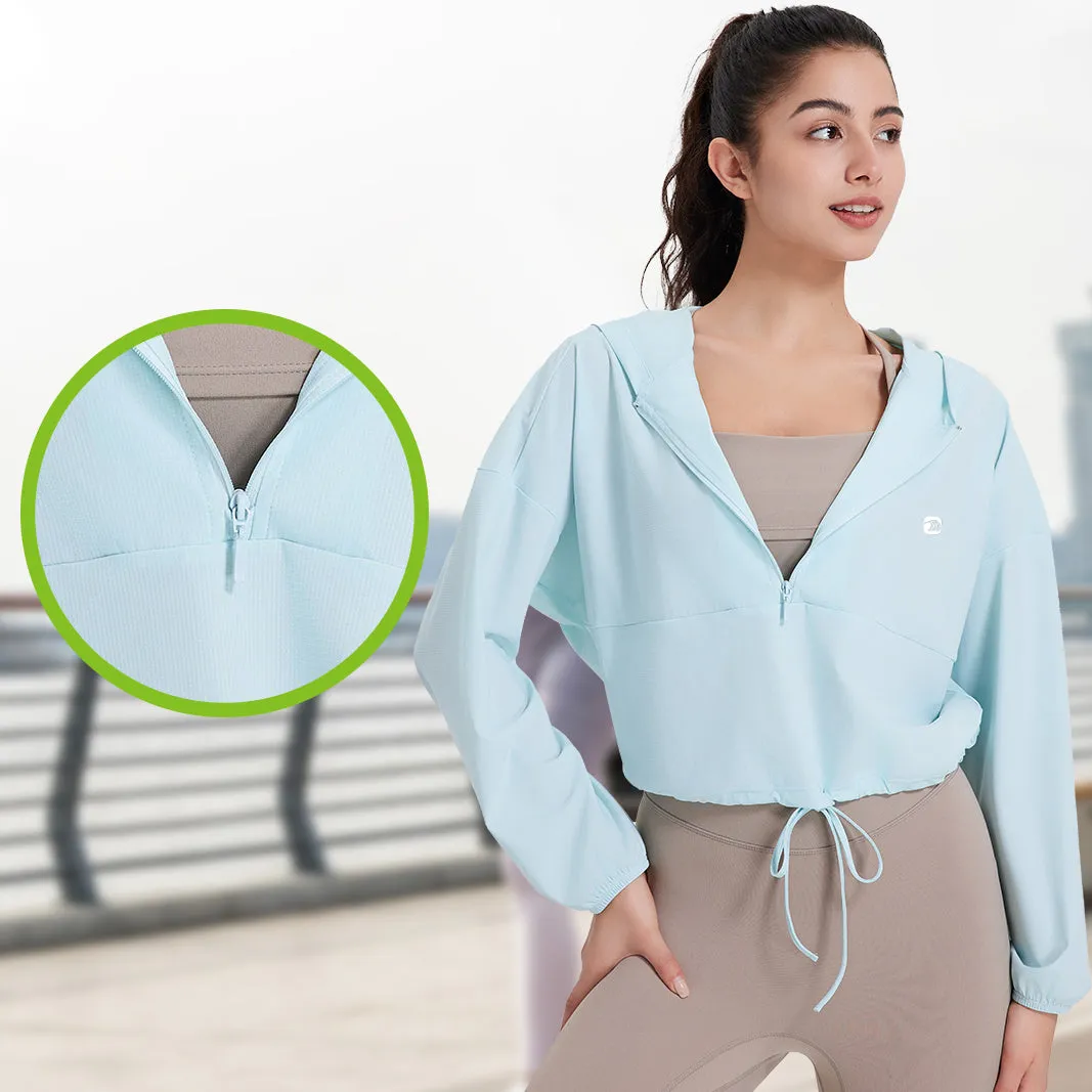 Women's Sun Protection Hooded Sports Jacket