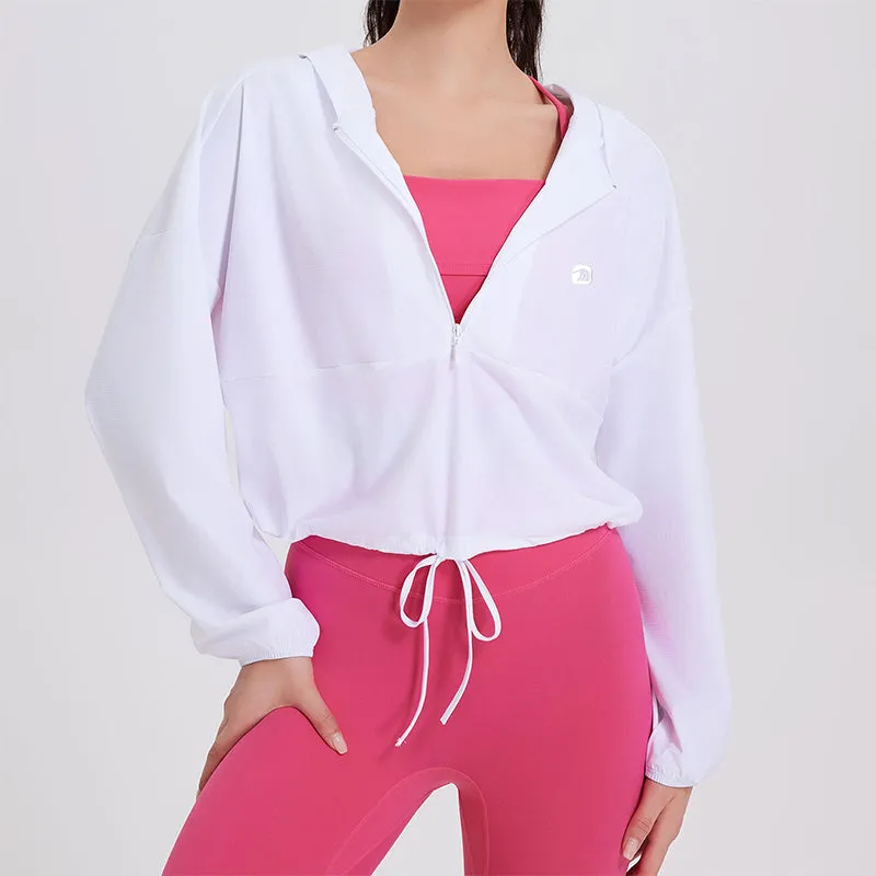 Women's Sun Protection Hooded Sports Jacket