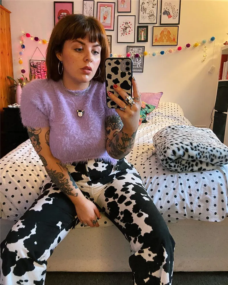 Women's T-shirt Irregular Crop Top Summer