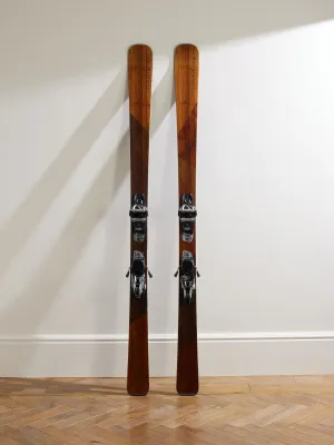 Wood skis