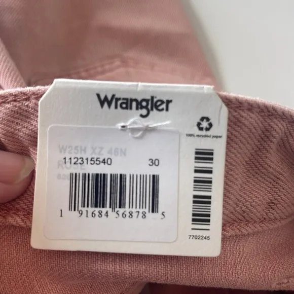 Wrangler A-Line Denim Shorts Pink Size 30 / 10