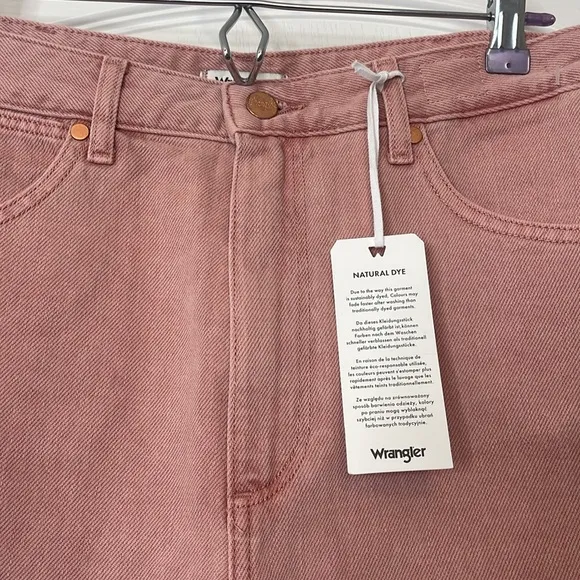 Wrangler A-Line Denim Shorts Pink Size 30 / 10