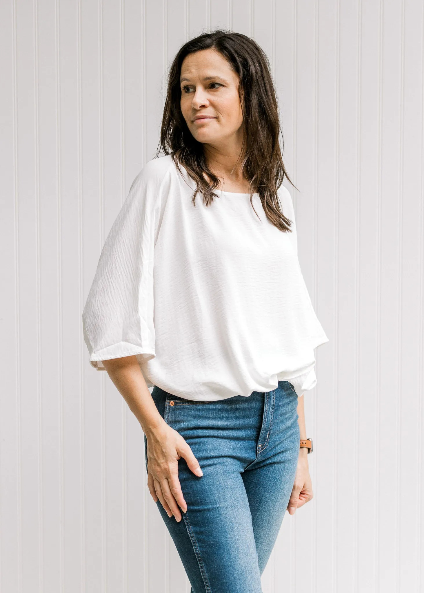 X White  Front Detail Top