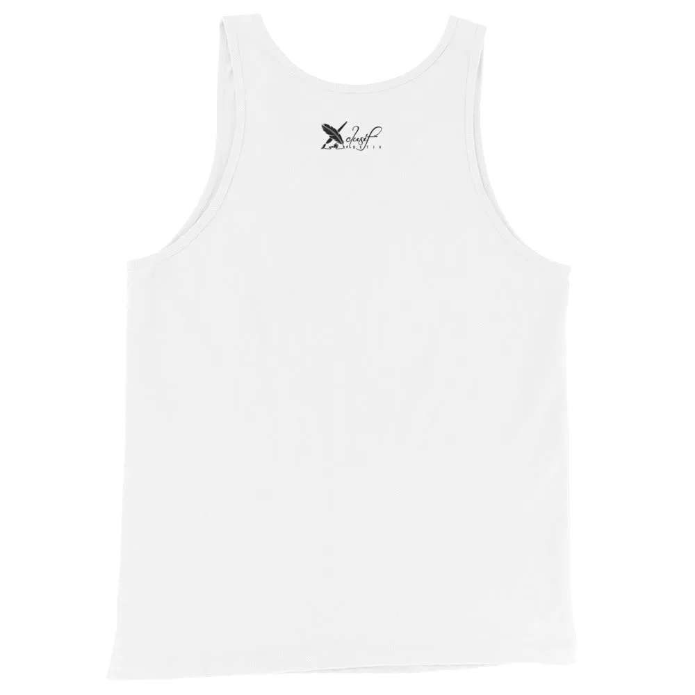 XCLUSIF POETIX RED & BLACK LOGO Unisex Tank Top