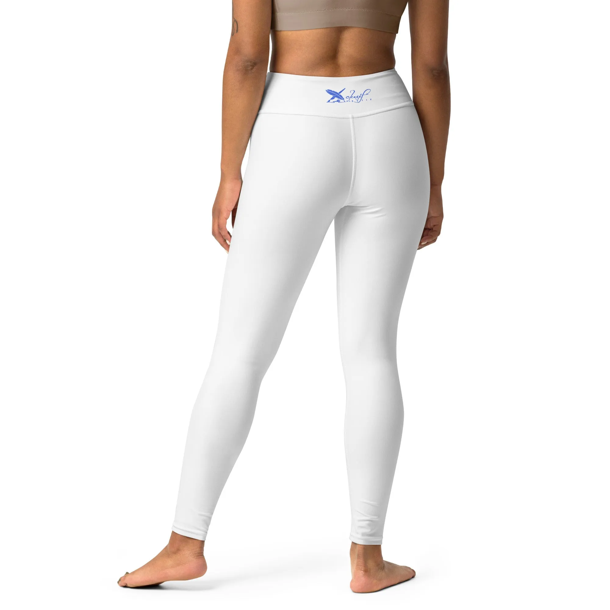 XCLUSIF POETIX WHITE & BLUE Women's Leggings