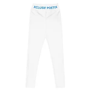XCLUSIF POETIX WHITE & BLUE Women's Leggings