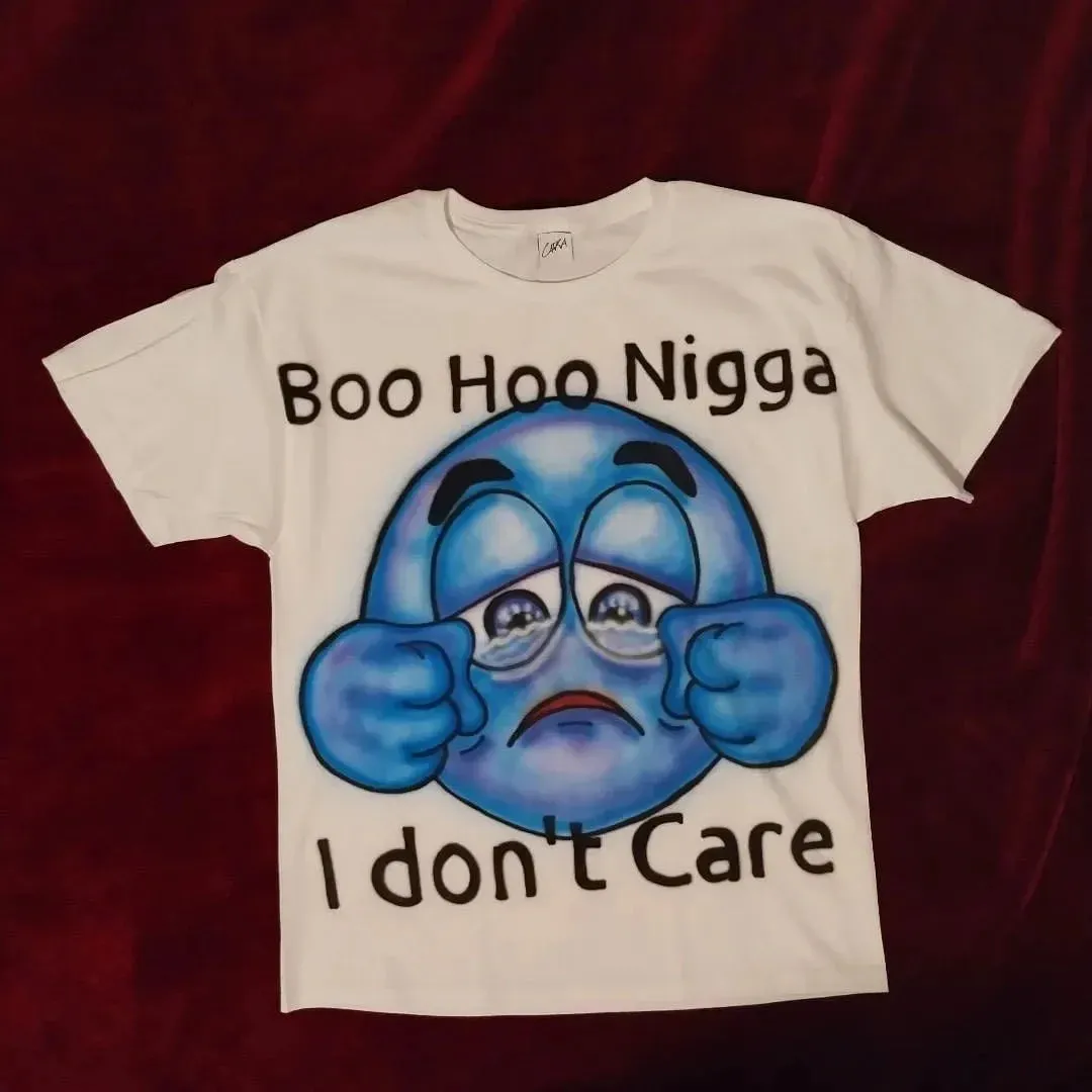 Y2K Summer Cartoon Print Men Tee Streetwear Casual
