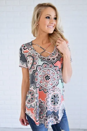 You're Unforgettable Criss Cross Top