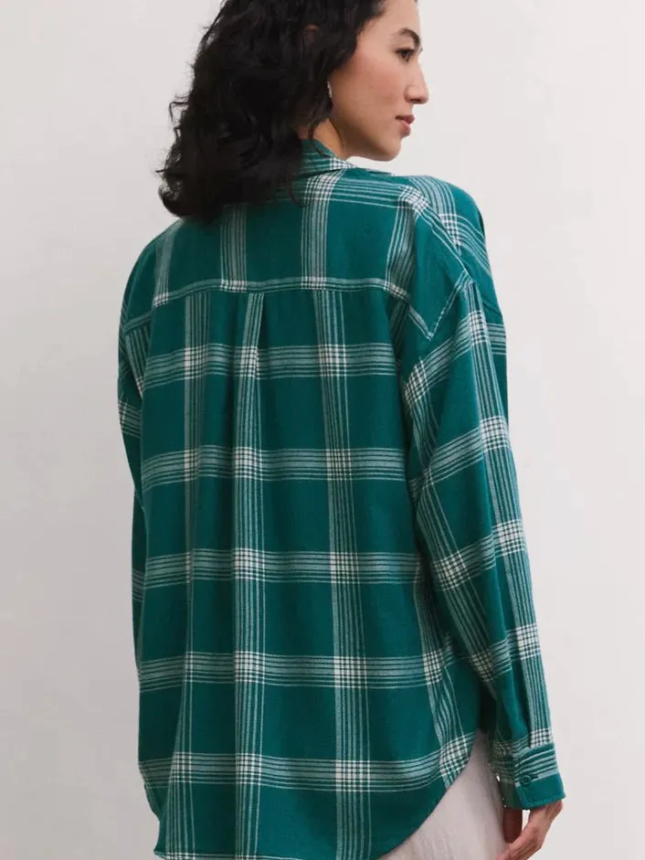 {Z Supply} River Plaid Button Up