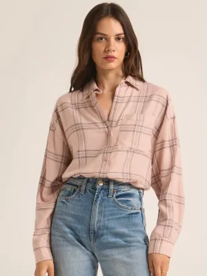 {Z Supply} River Plaid Button Up